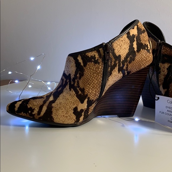 Sexy Calvin Klein Cow Fur Boots - Picture 5 of 8